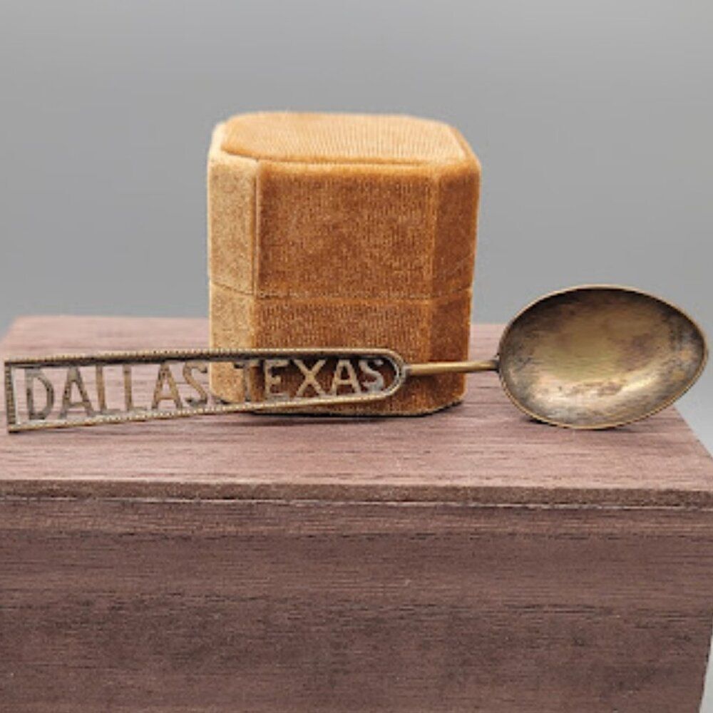 Vintage Dallas Texas Collectible Spoon
